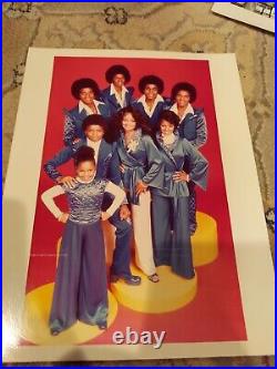 1977 Vintage Very Rare The Jackson Family Press Photo, CBS, MICHAEL JACKSON