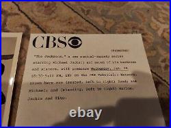 1977 Vintage Very Rare The Jackson Five Press Photo, CBS, MICHAEL JACKSON 2