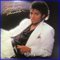 1982s MICHAEL JACKSON THRILLER rare Near Mint misprinted gatefold record album