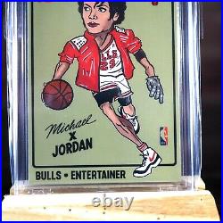 1984 Michael Jordan x Michael Jackson Rookie RC Chicago Bulls Rare NO 1986 Fleer