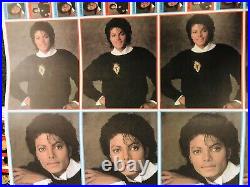1984 Topps Michael Jackson Stickers Rare Uncut Sheet