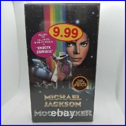 1988 Michael Jackson Moonwalker VHS Rare Factory Sealed. A collector must have