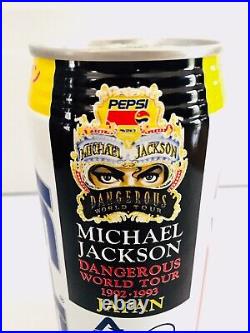 1992 Vintage Rare Unopened Can Pepsi Michael Jackson Dangerous World Tour
