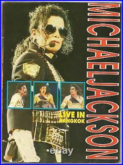 1993 MICHAEL JACKSON The Dangerous World Tour BANGKOK THAI SP Book MEGA RARE