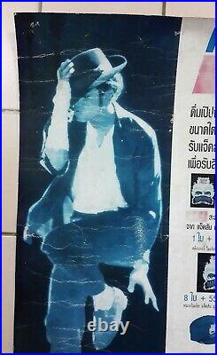 1993 Michael Jackson Dangerous World Tour Vintage THAI SP BIG Poster MEGA RARE