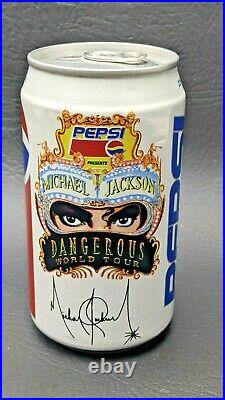 1993 Rare Michael Jackson Dangerous Tour Unopened Empty Pepsi Can