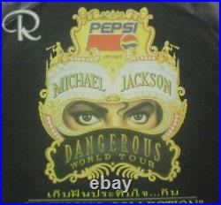 1993 Vintage Michael Jackson Dangerous World Tour THAILAND SP Handbill MEGA RARE