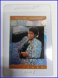 1996 Michael Jackson Thriller Panini Foil Card Extremely Rare Very Hard To Find