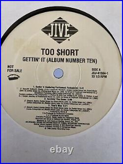 1996 Rare Too 2 Short Gettin' It Album Number Ten LP Vinyl Record Lil Jon Sermon