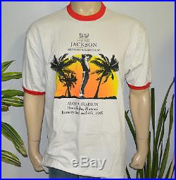 1997 MICHAEL JACKSON vtg rare hip-hop r&b concert tour tee t-shirt (XL) HAWAII