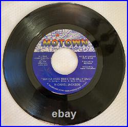 45 RPM Michael Jackson MOTOWN Single Rare HTF Vintage 1970 Jobete Music Company