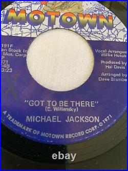 45 RPM Michael Jackson MOTOWN Single Rare HTF Vintage 1970 Jobete Music Company