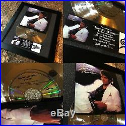 6 VERY RARE! Michael Jackson Million Record Sales Music Award Disc LP Vinyl