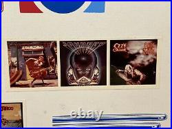 7-11 Big Gulp PEPSI 1985 MUSIC display Sign MICHAEL JACKSON OZZY JOURNEY RARE