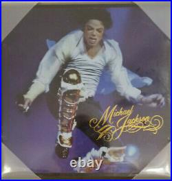 AUTOGRAPHED MICHAEL JACKSON WALL PLAQUE 2010-8.5 x 8.5-NEW-FOR COLLECTORS-RARE