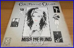 CULTURE CLUB Miss Me Blind RARE JAPAN PROMO ONLY 12 UNIQUE P/S! Michael Jackson