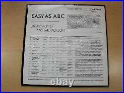 EX! Jackson Five/Easy As ABC/1986 RARE BBC Radioplay Music LP/Michael Jackson