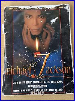 Extremely Rare Original MICHAEL JACKSON 30th ANNIVERSARY Celebration Program