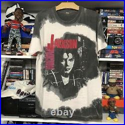 Extremely Rare Vintage Michael Jackson Bad 88 On Tour Concert Tee Shirt VTG 80s
