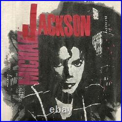 Extremely Rare Vintage Michael Jackson Bad 88 On Tour Concert Tee Shirt VTG 80s