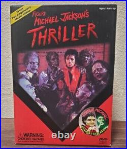 Figure Michael Jackson's THRILLER zombie glowin the dark rare