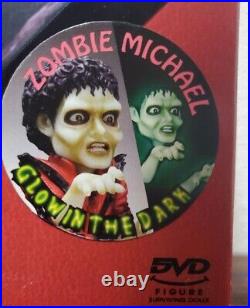 Figure Michael Jackson's THRILLER zombie glowin the dark rare