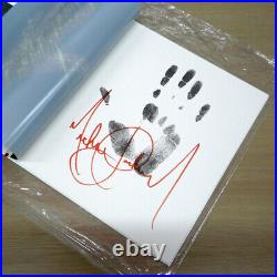 Genuine Rare Michael Jackson Handprint Sign Japan Tour'87 Commemorative Book