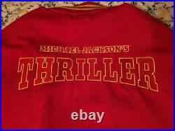 Hot Topic Michael Jackson Thriller Varsity Jacket size L RARE SOLDOUT NEW withtags