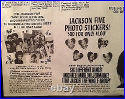 JACKSON 5 Orig. RARE Xmas 70s LP with VERY RARE Fan Club Form on Sleeve