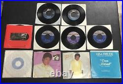 LOT (10) Michael Jackson FIVE 5 45s Rare 9 Singles Pack 7 EPIC VINYL VINTAGE