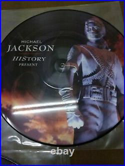 Lot 3 picture disc History PastPresentFuture michael jackson rare not continious