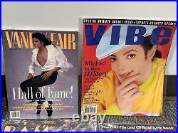 Lot of 10 RARE Michael Jackson Vintage Magazines / Photobooks VIBE Vanity Fair