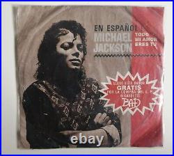 Lp Single Michael Jackson En Español Todo MI Amor Eres Tu. Press Colombia Rare