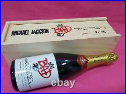 MICHAEL JACKSON BAD 25 RARE PROMO CHAMPAGNE lp cd smile award signed autograph