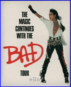 MICHAEL JACKSON BAD TOUR BOXSET PRESS KIT Dirty Diana CD Photos Rare refRC. 1
