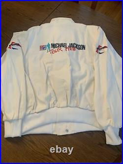 MICHAEL JACKSON BAD Tour 1988 Jacket Pepsi Mega Rare! Size M Some Yellowing