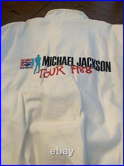 MICHAEL JACKSON BAD Tour 1988 Jacket Pepsi Mega Rare! Size M Some Yellowing