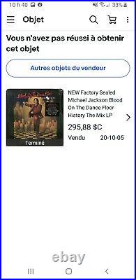 MICHAEL JACKSON BLOOD ON THE DANCE FLOOR 68000 S1 US VINYL Print 2LP VERY RARE