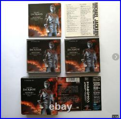 MICHAEL JACKSON HISTORY 2 minidisc set Past Present Future Book Rare Set Japan