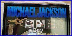 MICHAEL JACKSON Hand-Signed Artist Of The Decade RARE Record Award! Non-RIAA