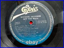 MICHAEL JACKSON MJ OFF THE WALL RARE LP record epic vinyl INDIA INDIAN VG+