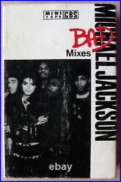 MICHAEL JACKSON Mega Rare BAD Mixes CASSETTE Argentina Ed. 1987