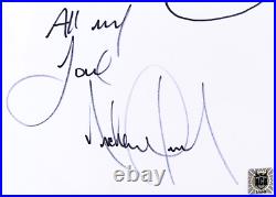 MICHAEL JACKSON Signed Art Work JULIEN'S AUCTION 2014 N. Y Music Icons (COA) RARE
