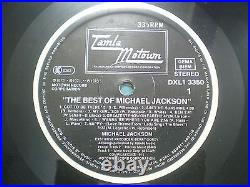 MICHAEL JACKSON THE BEST OF MICHAEL JACKSOON RARE LP record vinyl INDIA 160 VG+