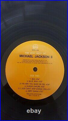 MICHAEL JACKSON THE VERY BEST OF II RARE 1992 Korea Vinyl LP NM