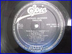 MICHAEL JACKSON THRILLER GATEFOLD COVER RARE LP record vinyl INDIA INDIAN G+