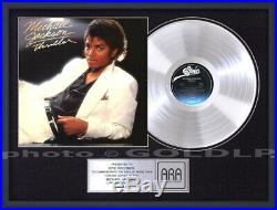 MICHAEL JACKSON THRILLER Platinum LP Record Award rare gold cd collectible gift