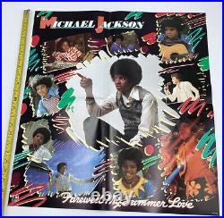 MICHAEL JACKSON farewell My Summer (RARE POSTER)84' MOTOWN JAPAN OBI VINYL LP NM