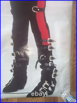 MICHAEL JACKSON rare original 1987 Promo Poster By Sam Emerson Vintage 80s Pop