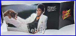 MICHAEL JACKSON thriller (82' EPIC JAPAN OBI VINYL LP) VG++ rare Pin-up Booklet